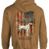 Grunge Flag Hooded Sweater